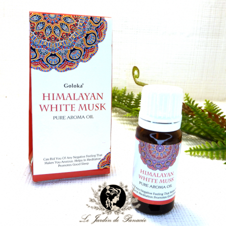 Musc Blanc d'Himalaya - Ambrette - Huile Aromatique - Goloka